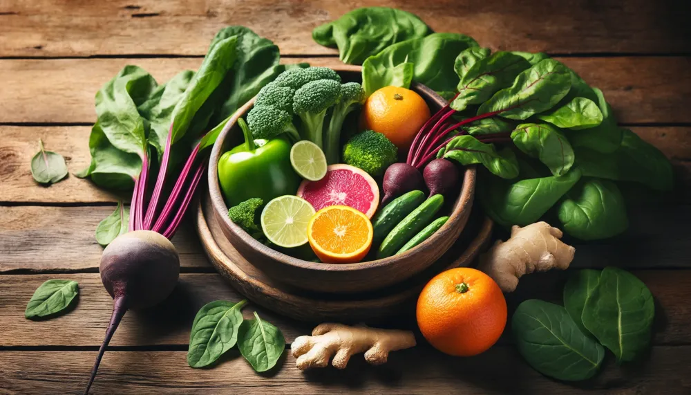 Hälsosam mat är bra för din detox